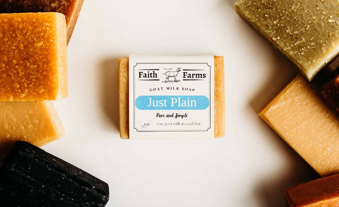 Just Plain Goat Milk Soap - Faith Farms Goat Milk Soap